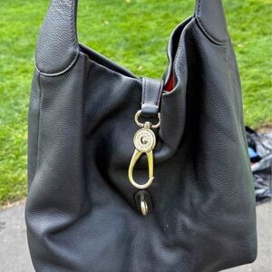 Dooney & Bourke Black Leather Hobo Bag